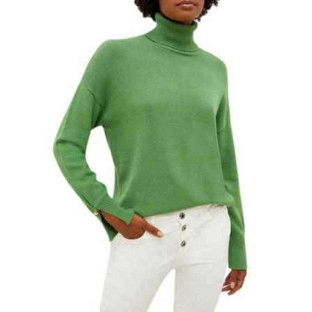 Liu Jo, Turtlenecks Groen, Dames, Maat:L