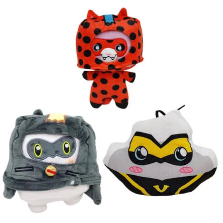 Mub- Kartongdockor Nyckelpiga söta räv plyschleksaker Ladybug fox