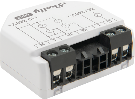 Shelly Relais "EM Gen3" WLAN StromzÃ¤hler Messfunktion inkl. 1x 50A Klemme