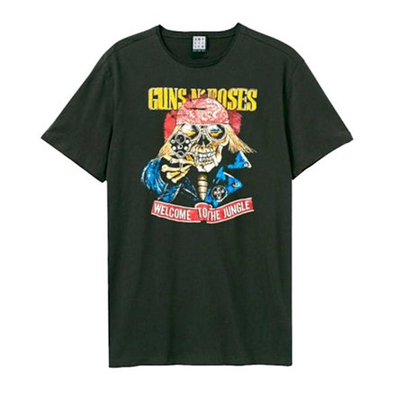Guns N Roses Unisex Vuxen Welcome To The Jungle T-Shirt M Grå