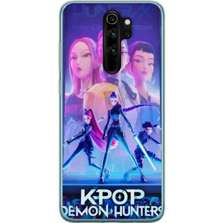 Kompatibelt Mobilskal till Xiaomi Xiaomi Redmi Note 8 Pro Trendiga KPop Demon Hunters docka figur