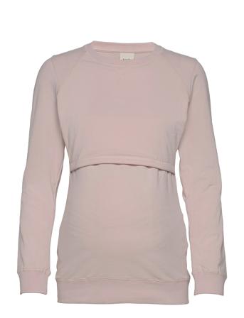 B Warmer Sweatshirt Sweat-shirt Genser Rosa Boob*Betinget Tilbud