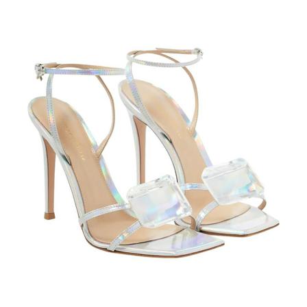 Gianvito Rossi, High Heel Sandals Grijs, Dames, Maat:37 EU