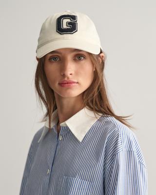 GANT - Caps i bomullssateng med G-logo - Dame - ONESIZE