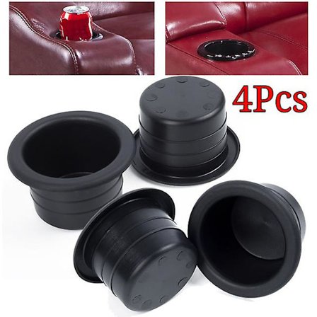 4/2/1 st Mugghållare för husbilar Multifunktionell bilmugghållare Plast Svart Mugghållare Infälld för husbil - Dryckeshållare