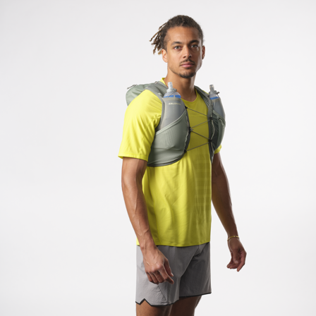 Salomon - sac de running Act Skin 8 No Flasks - Laurel Wreath / Lily Pad - S