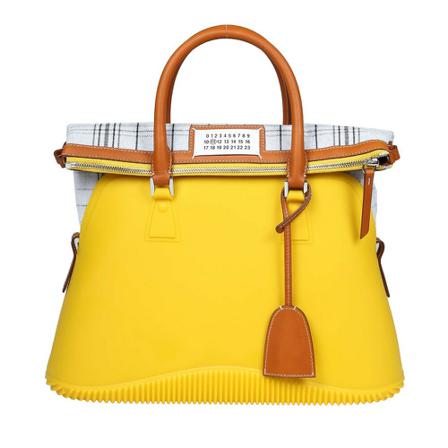 Maison Margiela, Handbag S61Wg 0107P4514T3041 Geel, Dames, Maat:ONE Size,rubber