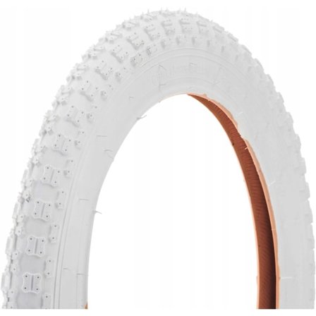 DURO HF143G Valkoinen 12'' Lastenpyörän Rengas, 62-203, Kestävä ja Luotettava Rengas Lapsetaktiivisuuteen