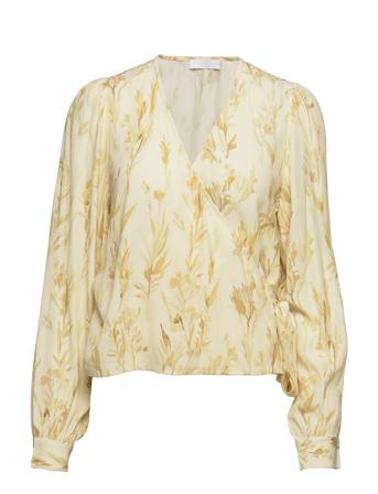 2Nd Harlow Straw Thinktwice Bluse Langermet Hvit 2NDDAY