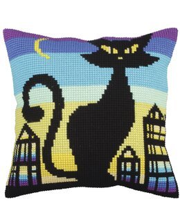 Broderipakke Pute Black Grace - Collection D'Art