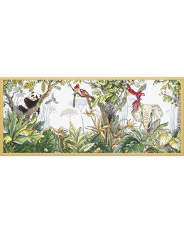 Stickpackung Bild Dschungel