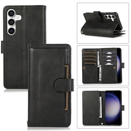 Wallet Case Multi-Slot Samsung Galaxy S25 Svart