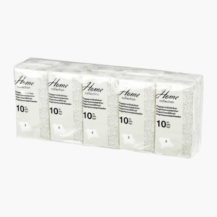 Biltema - Papirlommetørkle 10 x 10-pakning