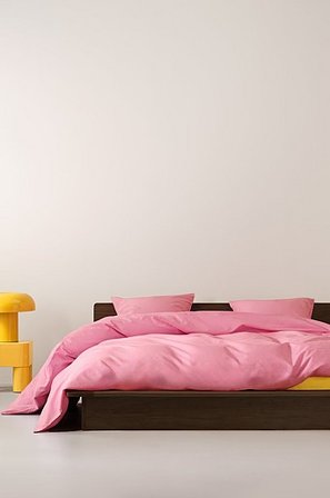 Jotex - Percale Pussilakanasetti Parivuode Orgaaninen Roosa Roosa - ZACK - Osta Parisängyt Jotex