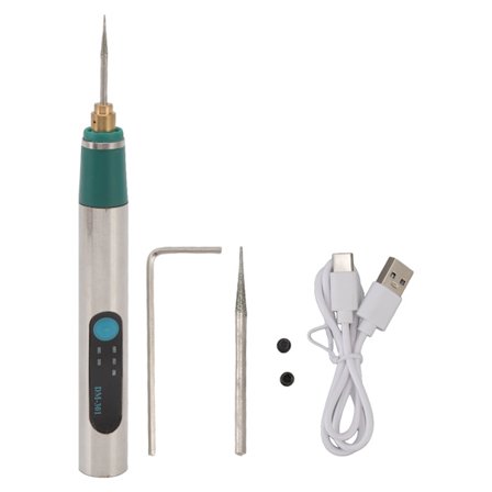 USB Genopladelig Elektrisk Graveringspen i Rustfrit Stål til Metal Glas Træ Sten Smykker Negle