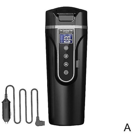 12V 24V Bærbar Bilvarmerkop Stål Vandvarmerflaske