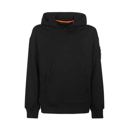 Moose Knuckles, Hoodies Zwart, Heren, Maat:XS