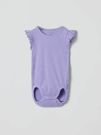 Röyhelöbody Polarn O. Pyret 56 lastenvaatteet purple