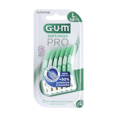 Gum Soft Picks Pro, Large, 60 stk.