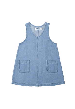 RIKIKI Denimklänning LINN Klänningar Blå 122