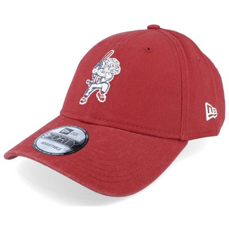 New Era - Vermelho adjustable Boné - High Valley Ironpigs Minor League Baseball Team Logo 9FORTY Red Adjustable @ Hatstore