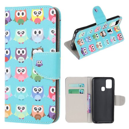 Wonderland OnePlus Nord N100 flip kuoret - Pöllöt