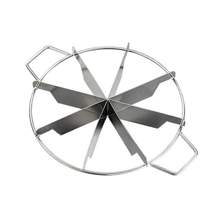 Ruostumattomasta teräksestä valmistettu kakunjakaja tasaisiin 6/7/8 osaan, tarttumaton pizza- ja leivontatyökalu (FMY)