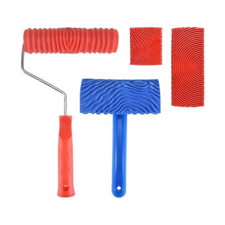 Verktøy for trestruktur, 4 stk. malerverktøy for trestruktur med håndtak, teksturverktøy Pa