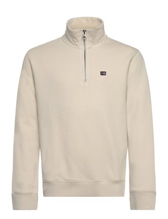 Lexington Clothing Terry Organic Cotton Half-Zip Sweater - Cream - 170