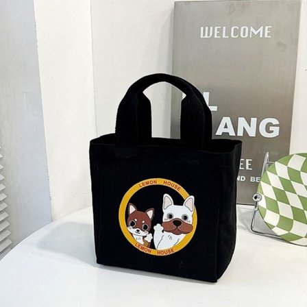 Madpose Lærredstaske SORT SMALL