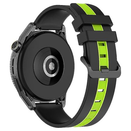 Sportband för Huawei Watch GT 3 SE/Watch GT, Dubbel 22mm klockarmband andningsbart mjukt silikonband