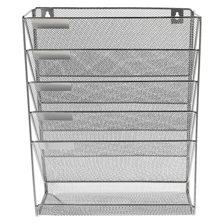 Rutenett Journal Kontor Hengearrangør Vegg Hengende Filarrangør Vegg Dokument Holder Magasin Hyllehylle