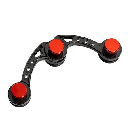 Kolfiber Fiskeknut Bindningsverktyg - Knutassistent för PE/Carbonlina, kompatibelt med Shimano, Daiwa, Abu Garcia