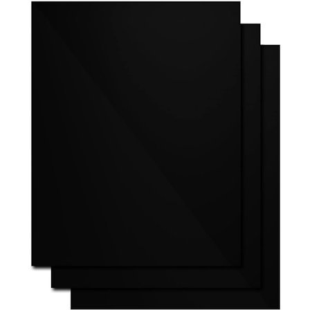 Set med 3 bakmattor BBQ-matta grillplatta bakplåt ugn 50 * 40 cm för