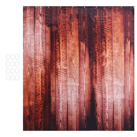 Vattentät gardin med krokar Duschdraperi för badrum Heminredning 150x180 cm