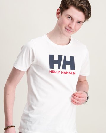 Helly Hansen JR HH LOGO T-SHIRT Hvit T-skjorter Gutt - Kids Brand Store