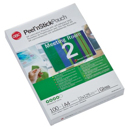 GBC Laminat S-H A4 125mic klar 100/fp - Lyreco - Kontorsmaskiner - Laminering - Laminat - A4