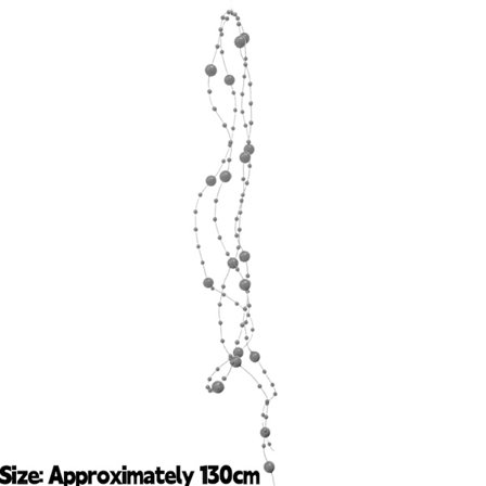 13m Perlesnor Juledekoration Krans Guirlande Juletræ DIY Hængende Tilbehør Bryllup Loft Baggrund Perlekæde (FMY)