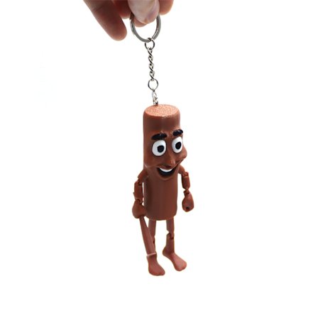 Italialainen Brainrot 3D-tulostettu avaimenperä, Tralalero Tralala, Tung Tung Tung Sahur, Meme Shark -hahmot