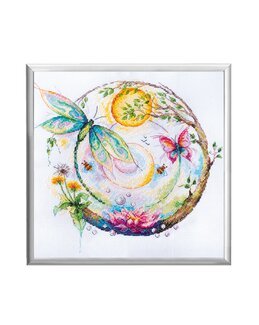 Stickpackung Bild Libelle