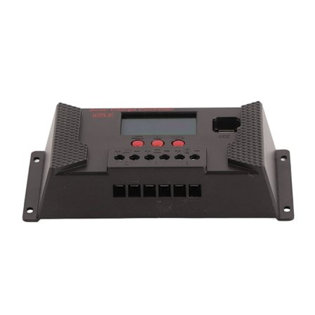 Solcellsregulator PWM 12V 24V Automatisk anpassning LCD-display USB-port Solcellsregulator 30A .