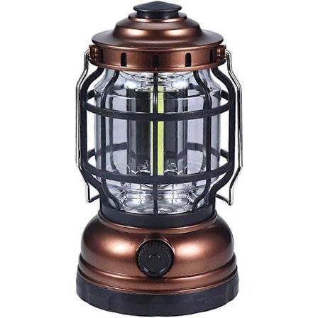 Kannettava retro LED-retkeilyvalaisin - Kannettava retkeilyvalaisin - Ulkokäyttöön tarkoitettu retkeilylyhty - Kannettava retkeilyvalaisin - Yövalo (