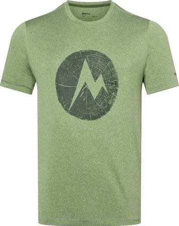 Marmot Men ́s Transporter Tee Shortsleeve Men Short sleeved fitness sweater Green M