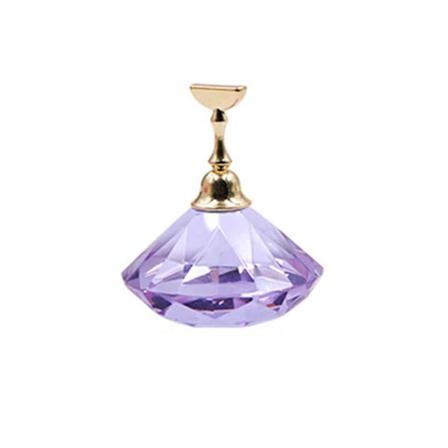 1 Set Crystal Base Hållare Nails Tips Öva Träning Display