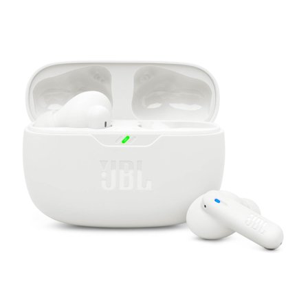 JBL - Hodetelefoner in-ear Wave Beam 2 - White Hvit