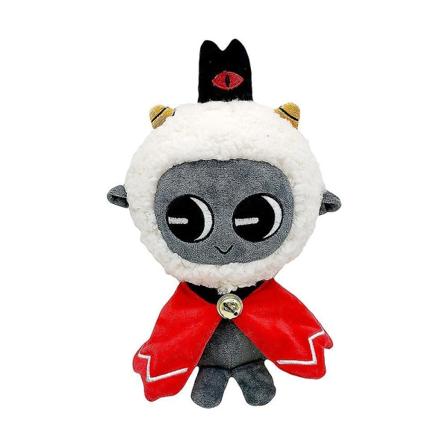 26cm Cartoon Lamb Plysch Leksak Kawaii Cult Of The Lamb Plysch Docka Mjuk Fylld Djur Får Plysch Leksaker För Flickor Pojkar Gåvor