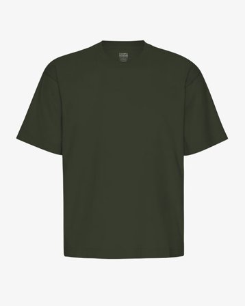 Oversized Organic T-Shirt - Hunter Green - Male - L