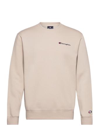 Crewneck Sweatshirt Sweat-shirt Genser Creme Champion*Betinget Tilbud