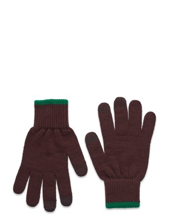 Knit Glove - Rosewood Brown Elmer By Swany