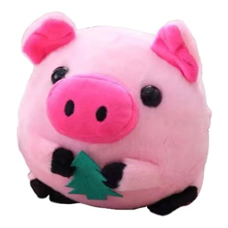 Elektronisk interaktiv plyschleksak boll husdjur studsande husdjur hund hopp valp talande boll leksaker(Rosa gris)